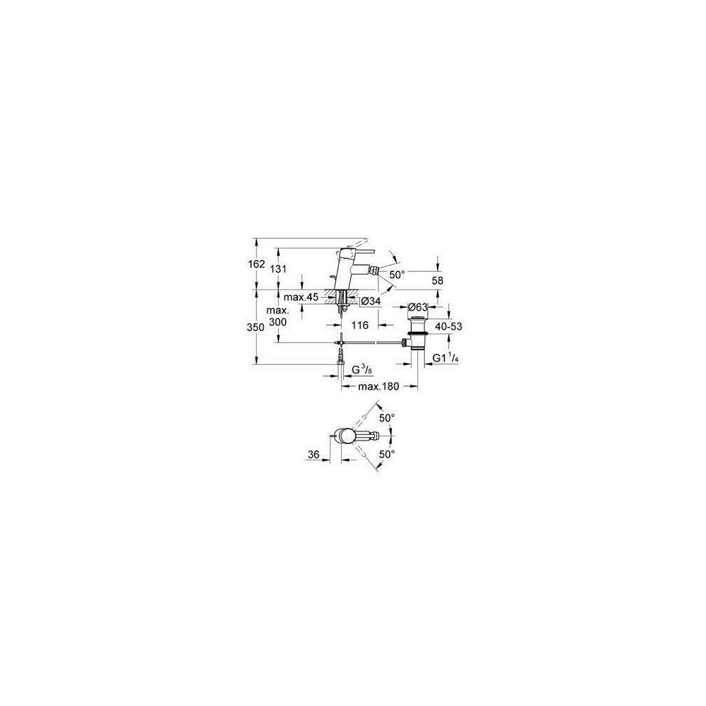 Grohe Concetto Bidet Faucet Chrome