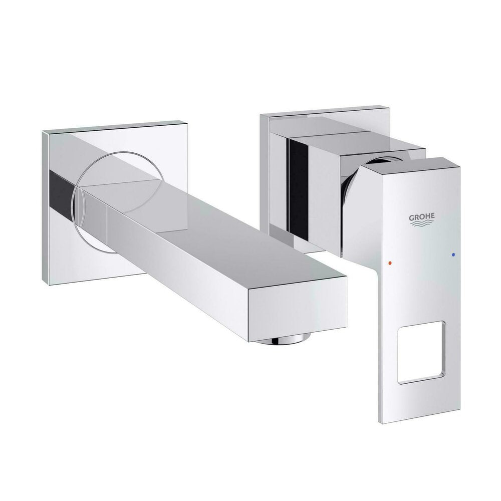 Вградена смесителна батерия Grohe Eurocube S с хромово покритие