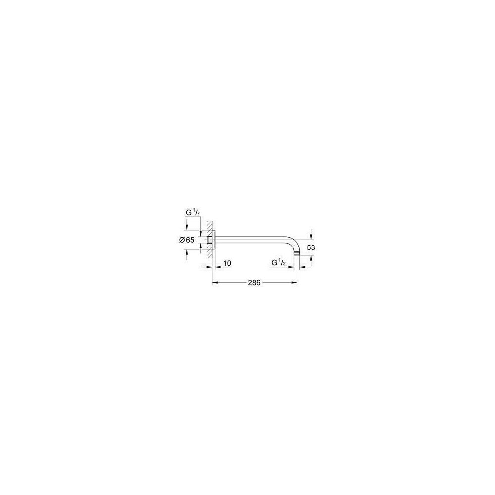 Grohe Rainshower 286 mm Shower Arm