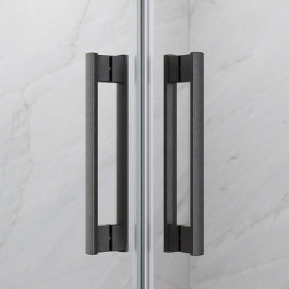 Слайд врата за ниша Radaway Idea DWJ 110 cm стъкло 6 mm завършек GunMetal четкано-прозрачно дясно отваряне