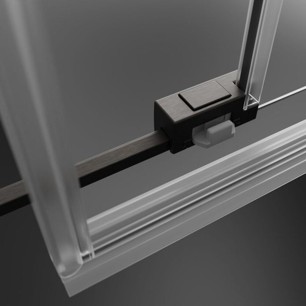 Слайд врата за ниша Radaway Idea DWJ 110 cm стъкло 6 mm завършек GunMetal четкано-прозрачно дясно отваряне