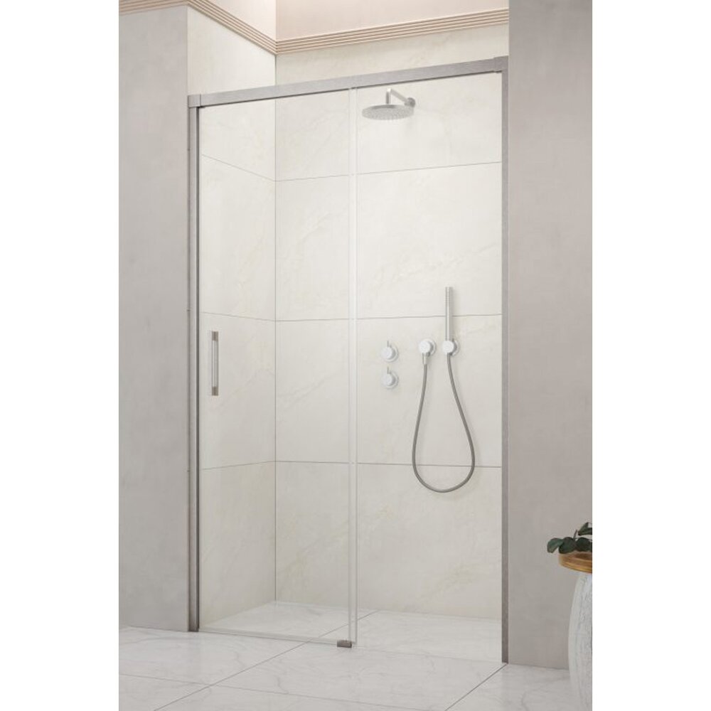 Слайд врата за ниша Radaway Idea DWJ 120 cm стъкло 6 mm завършек никел мат - дясно отваряне