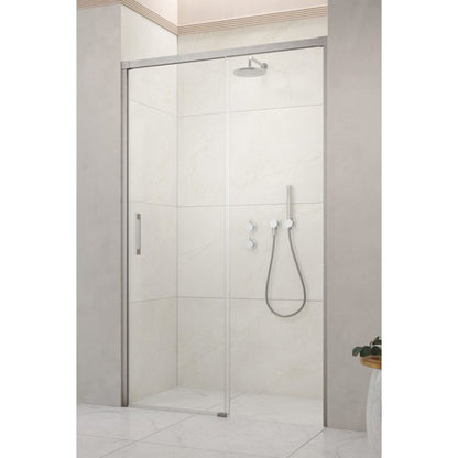 Слайд врата за ниша Radaway Idea DWJ 120 cm стъкло 6 mm завършек никел мат - дясно отваряне