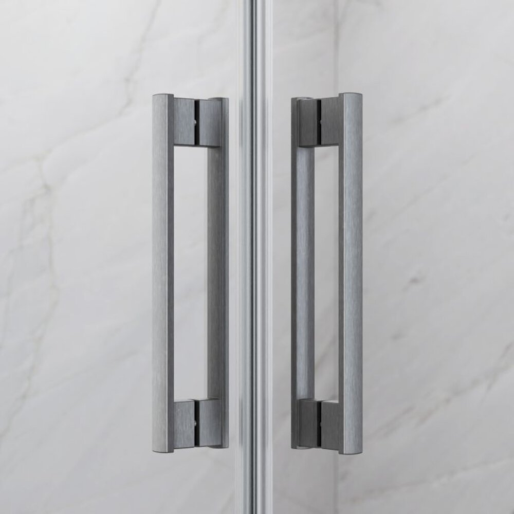 Слайд врата за ниша Radaway Idea DWJ 120 cm стъкло 6 mm завършек никел мат - дясно отваряне