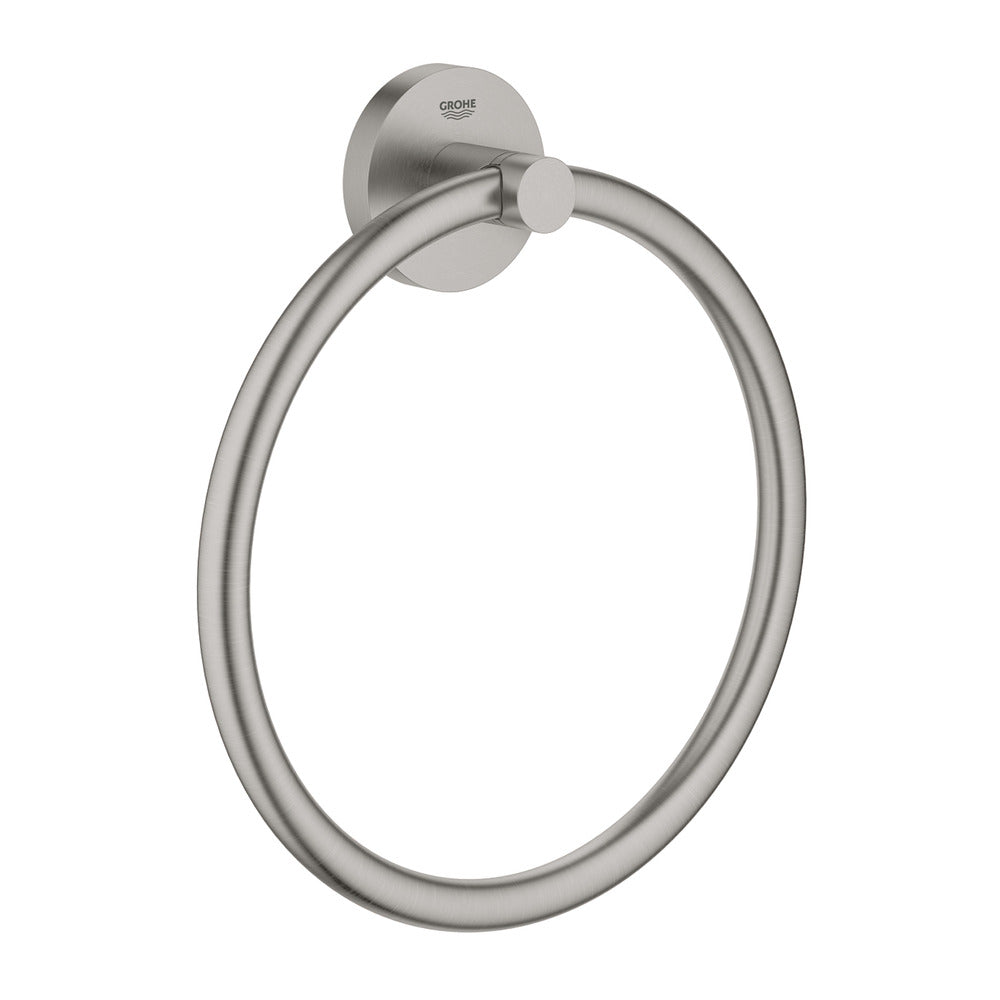 Inел за хавлия Grohe Essentials хромирана Supersteel
