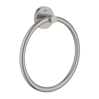 Inел за хавлия Grohe Essentials хромирана Supersteel