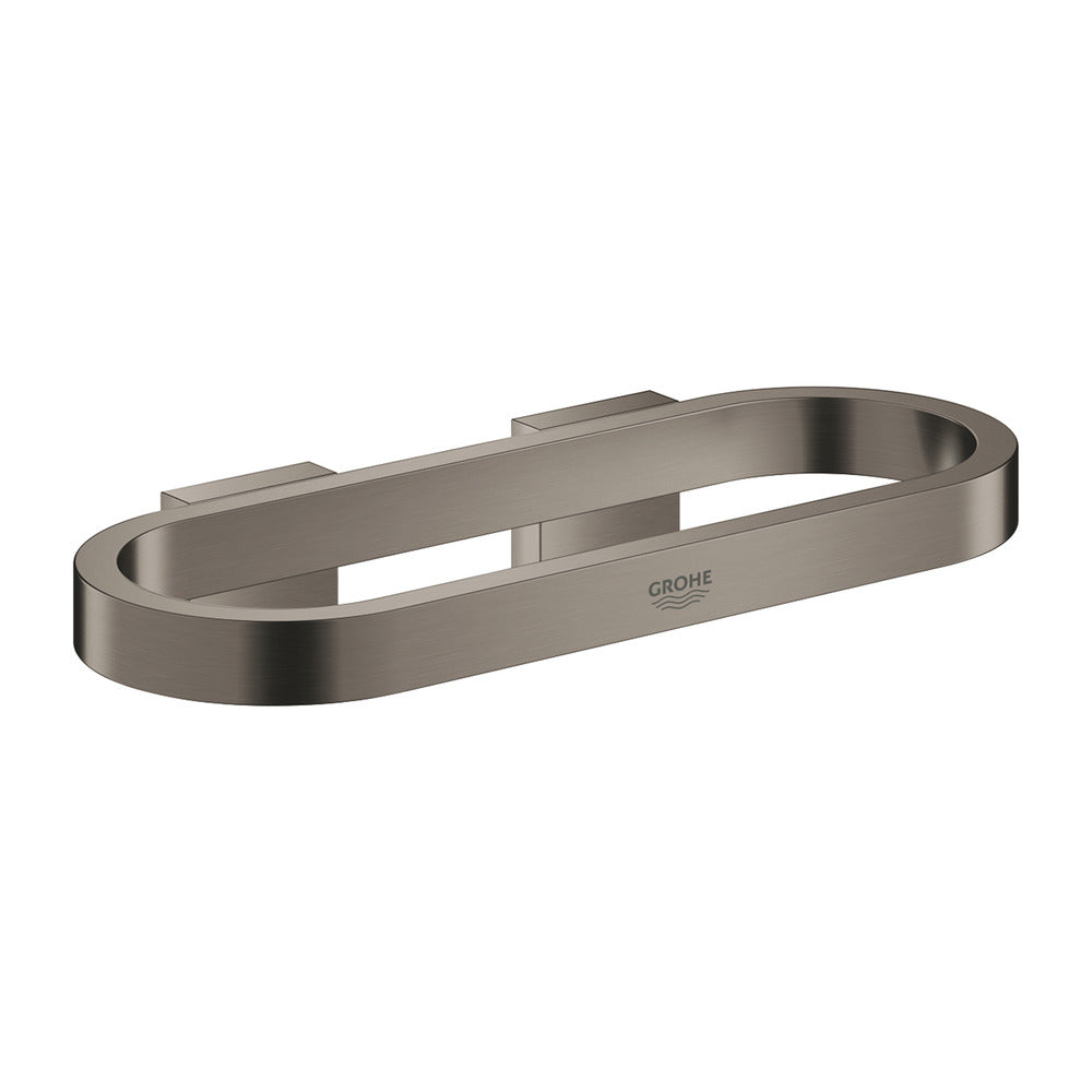 Grohe Selection Multifunctional Towel Ring in Hard Graphite