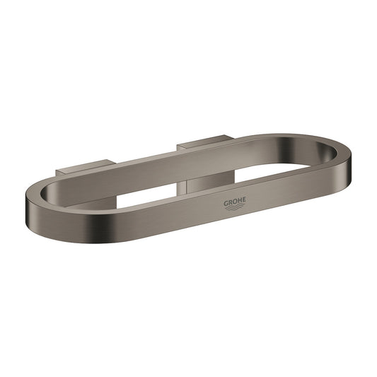 Grohe Selection Multifunctional Towel Ring in Hard Graphite