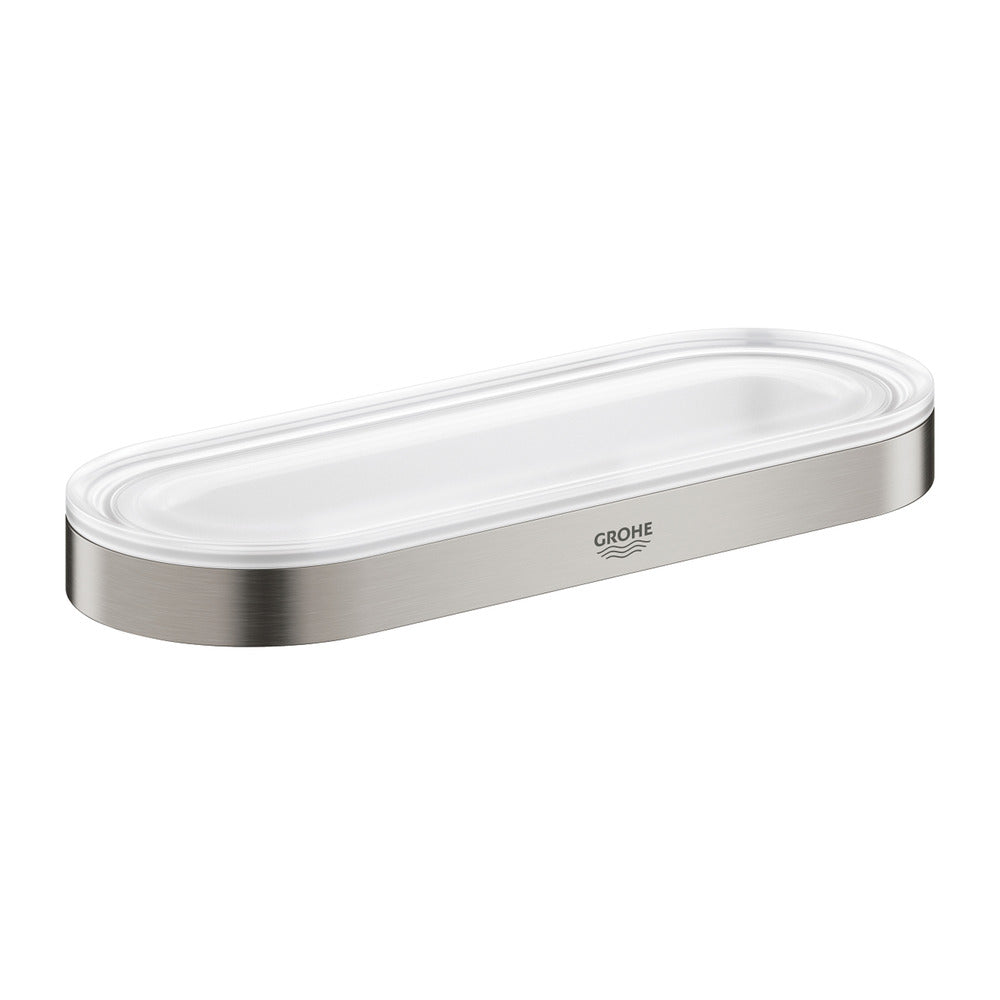 Grohe Selection Multifunctional Towel Ring in Supersteel Finish