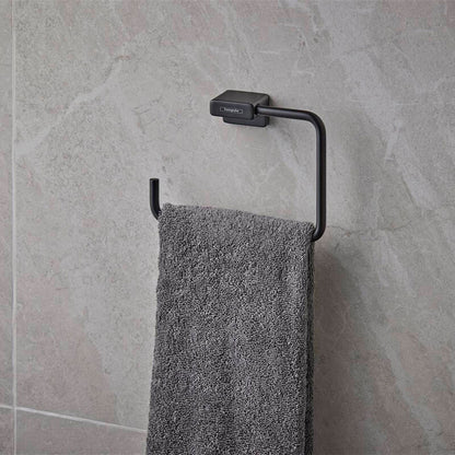 Hansgrohe AddStoris Towel Ring Matte Black