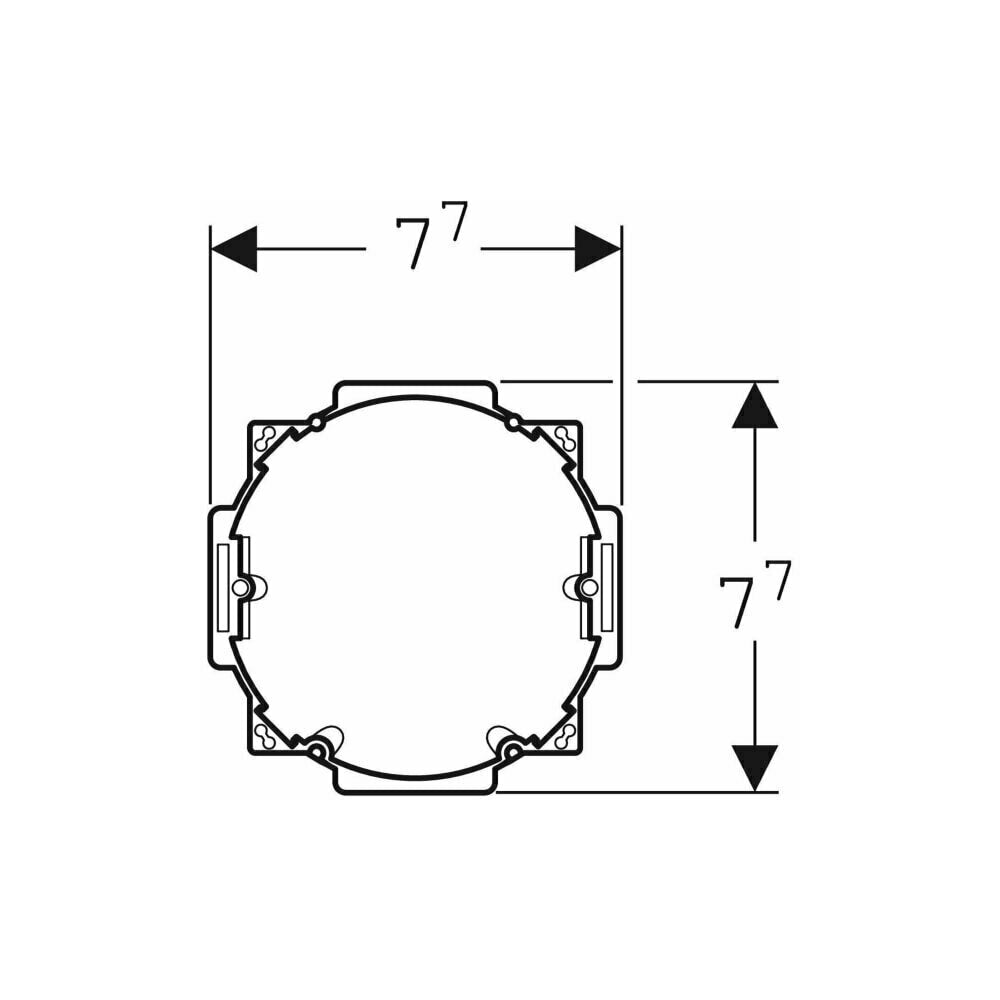 Geberit Installation Kit for Electronic Flush Plate