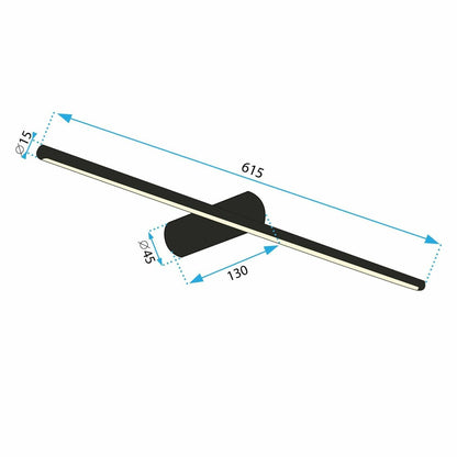 LED стенна лампа Rea 60 cm APP1342-W черна