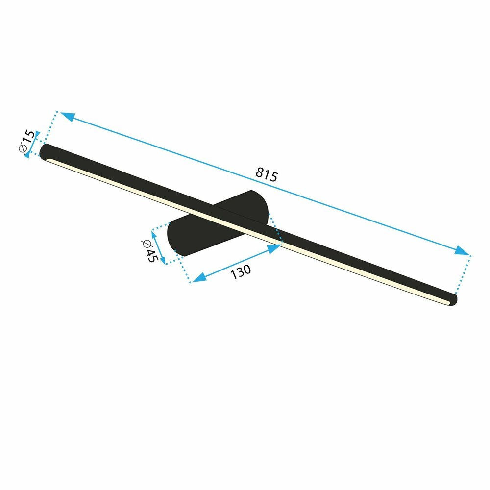 Rea LED Wall Lamp 80 cm APP1346-W gold