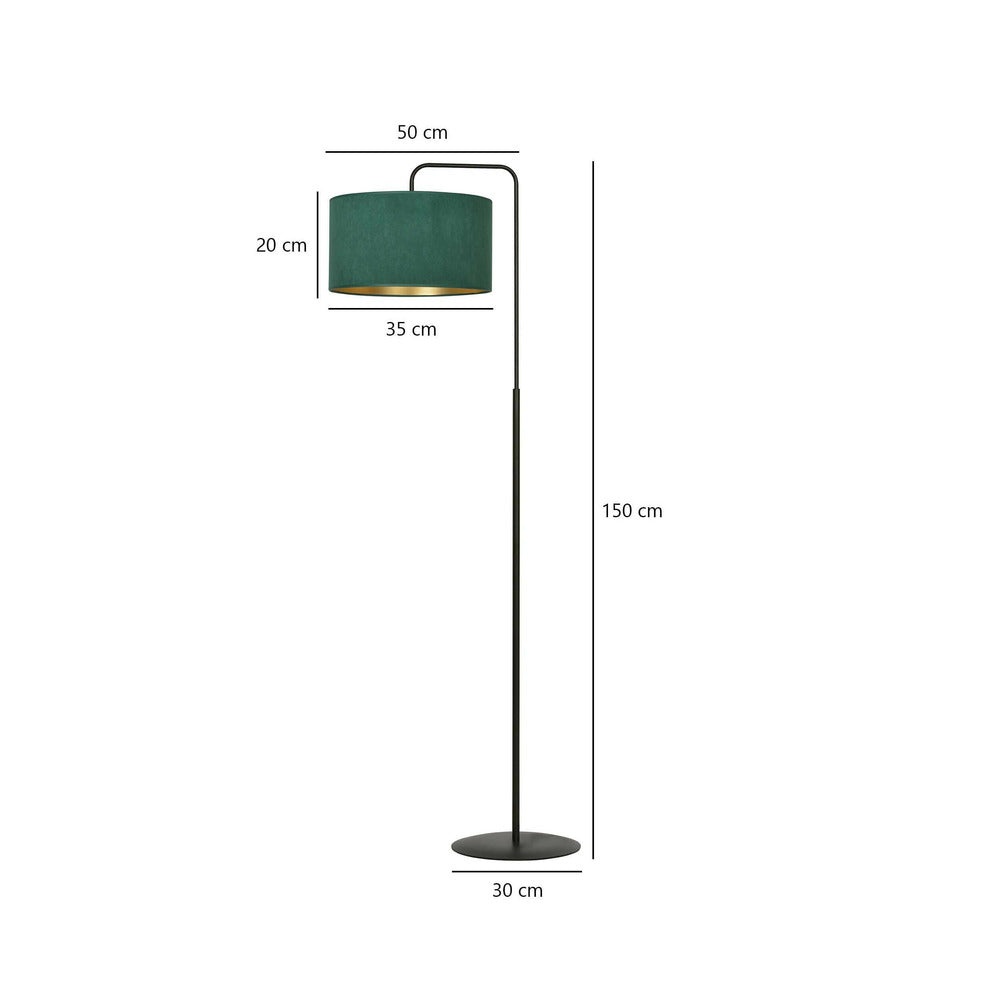 Emibig Hilde 1 Black/Green Floor Lamp