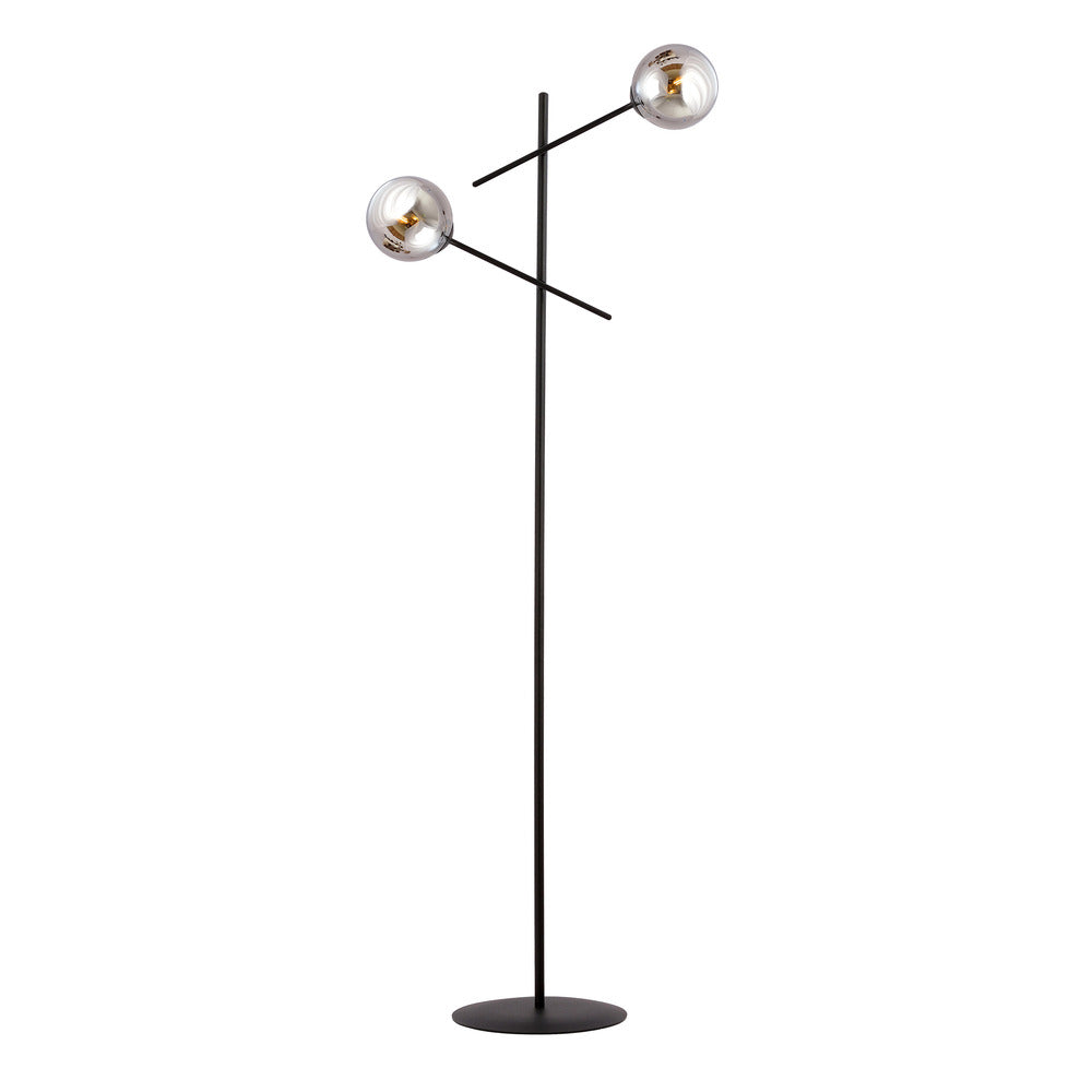 Emibig Linear 2 Black/Graphite Floor Lamp