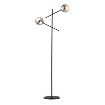 Emibig Linear 2 Black/Graphite Floor Lamp
