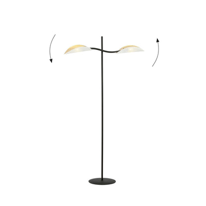 Emibig Lotus LP2 Floor Lamp White/Gold