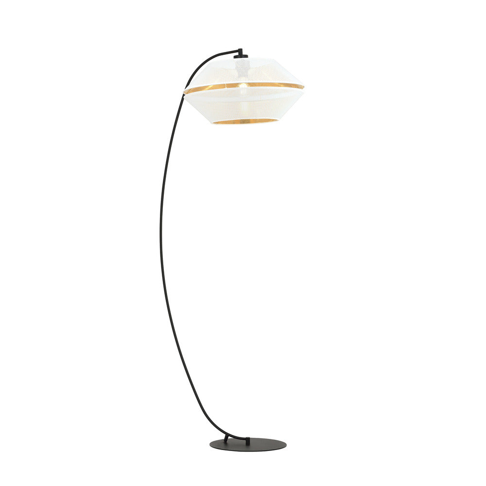 Emibig Malia LP Floor Lamp White/Gold