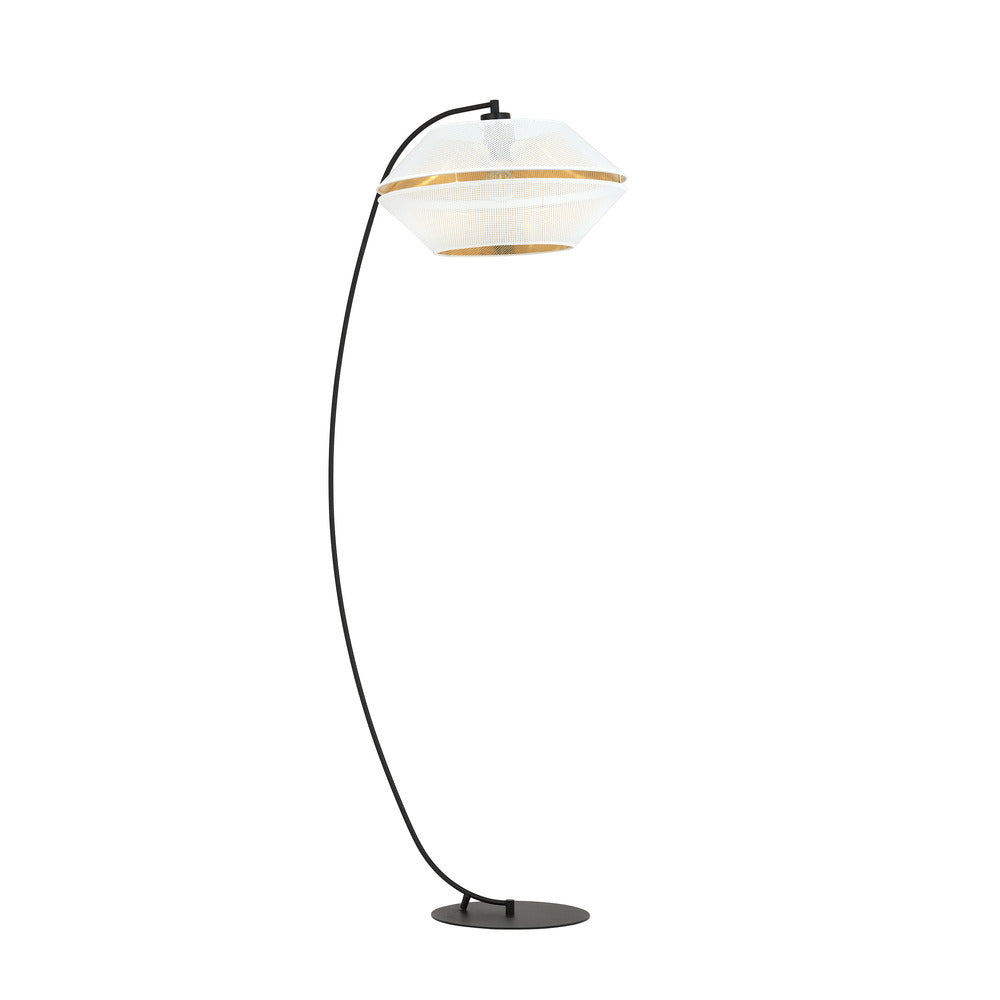 Emibig Malia LP Floor Lamp White/Gold