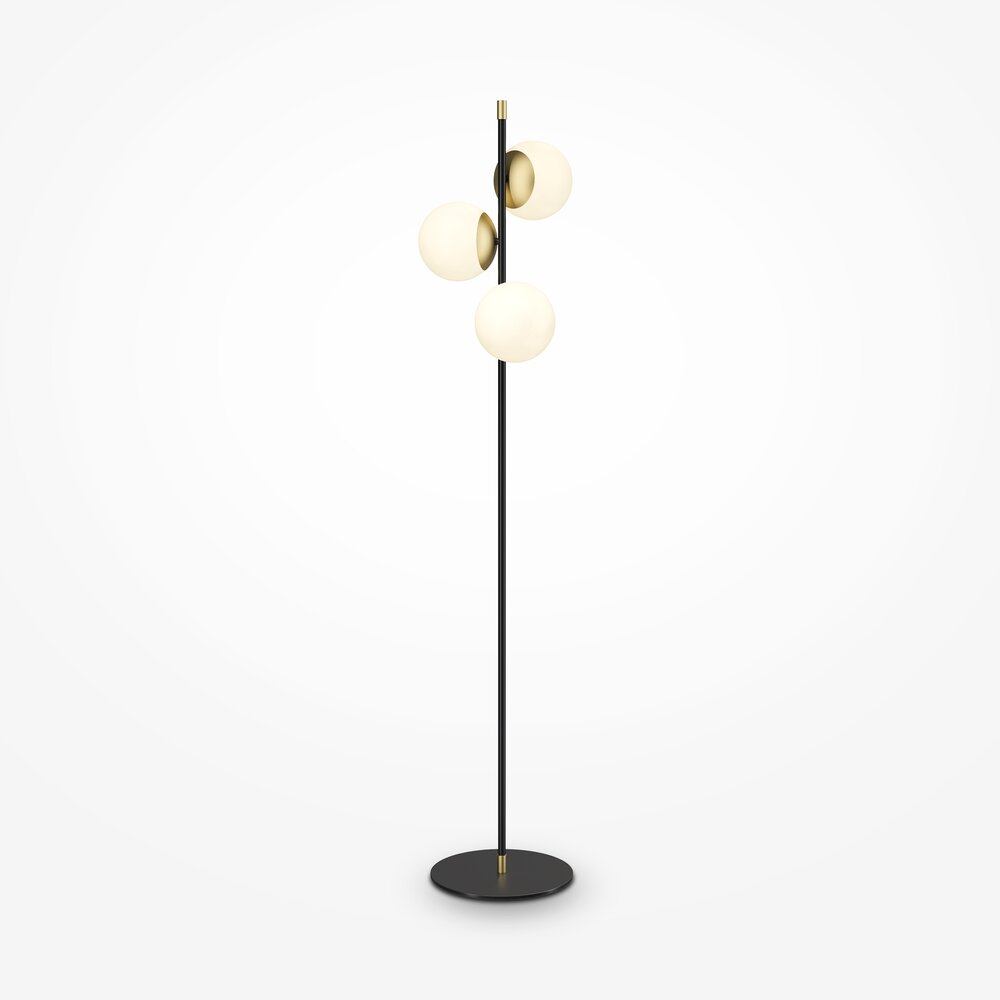 Maytoni Nostalgia Gold Floor Lamp 3 Bulbs