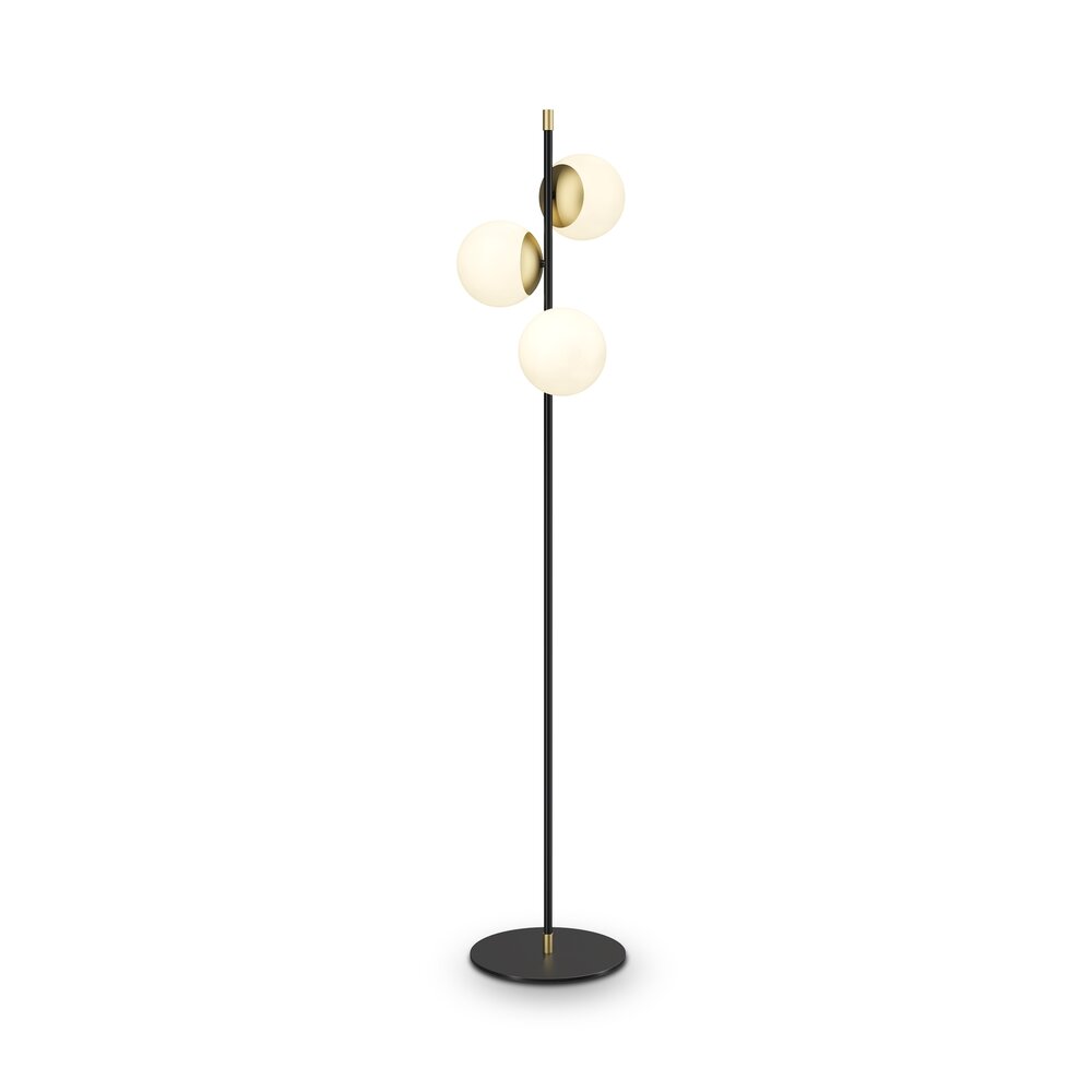 Maytoni Nostalgia Gold Floor Lamp 3 Bulbs