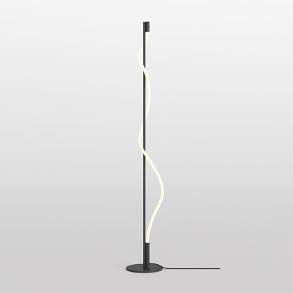 Maytoni Tau Floor Lamp Black/White Bulbs