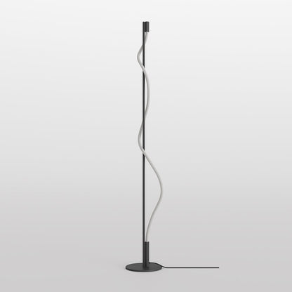 Maytoni Tau Floor Lamp Black/White Bulbs