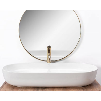 White Countertop Sink Rea Cleo Biala 81 cm