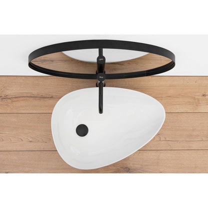 Rea Greta 56 cm Asymmetric Countertop Sink