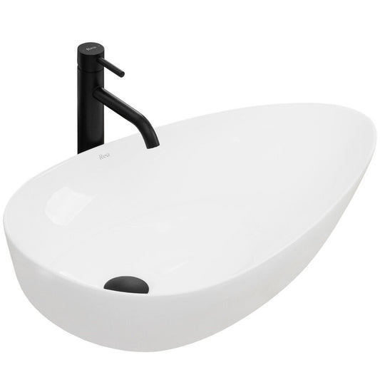 Rea Greta 65.5 cm Asymmetric Countertop Sink