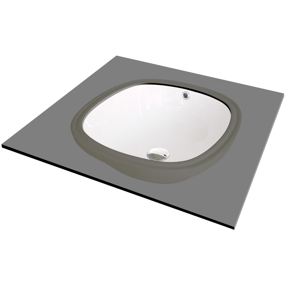 Ceramic Sink Deante Alpinia White 38x38 cm