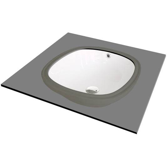 Ceramic Sink Deante Alpinia White 38x38 cm