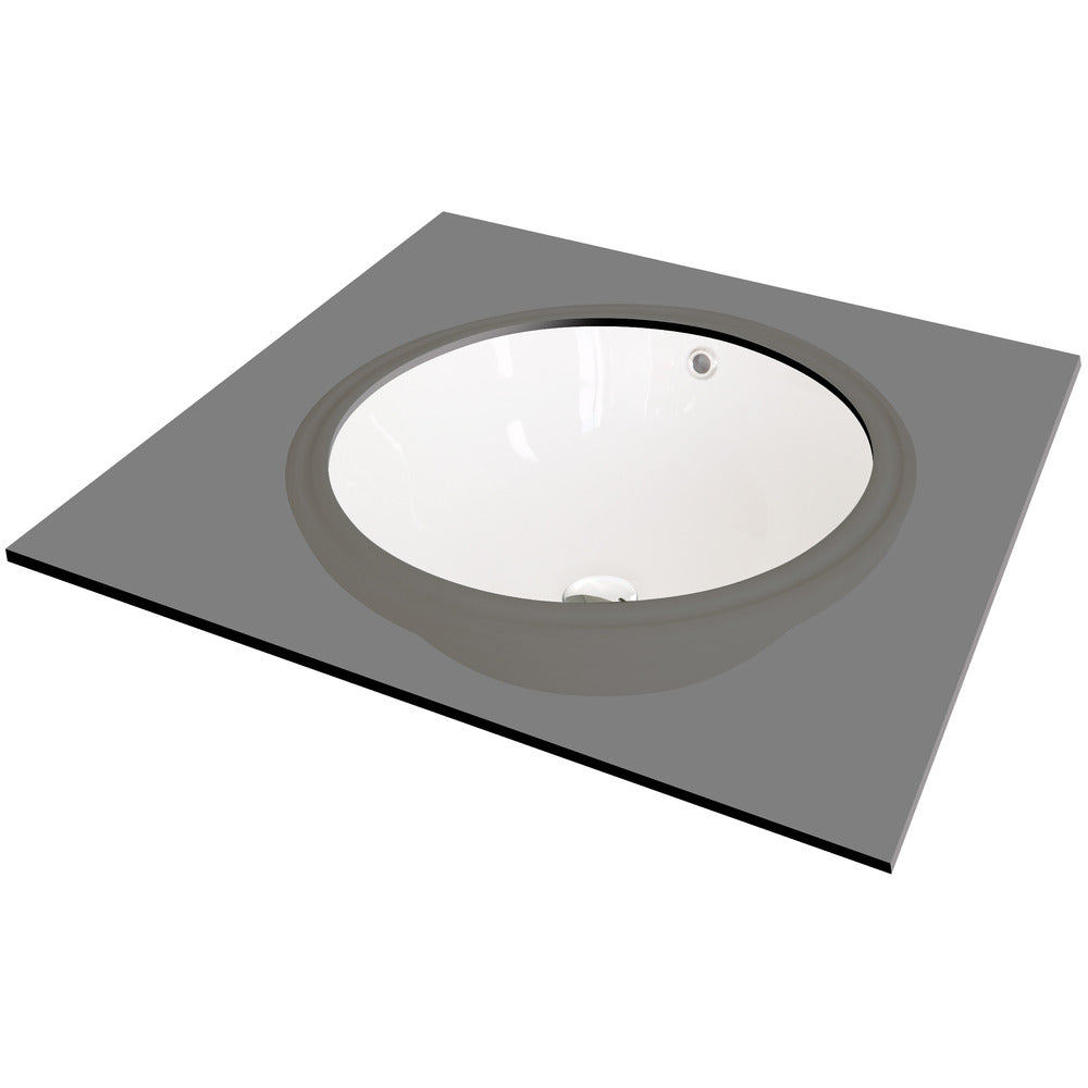 Ceramic Sink Deante Alpinia White 38x38 cm