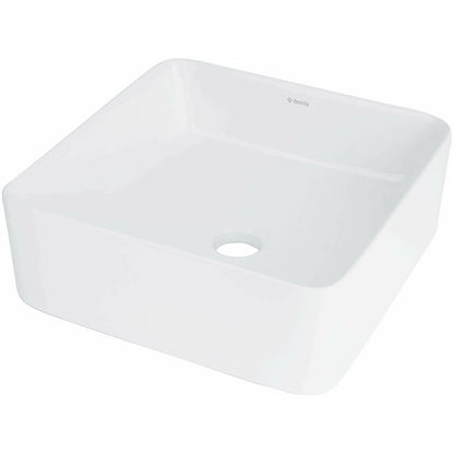 Deante Jasmin White Ceramic Sink 34.5x34.5 cm