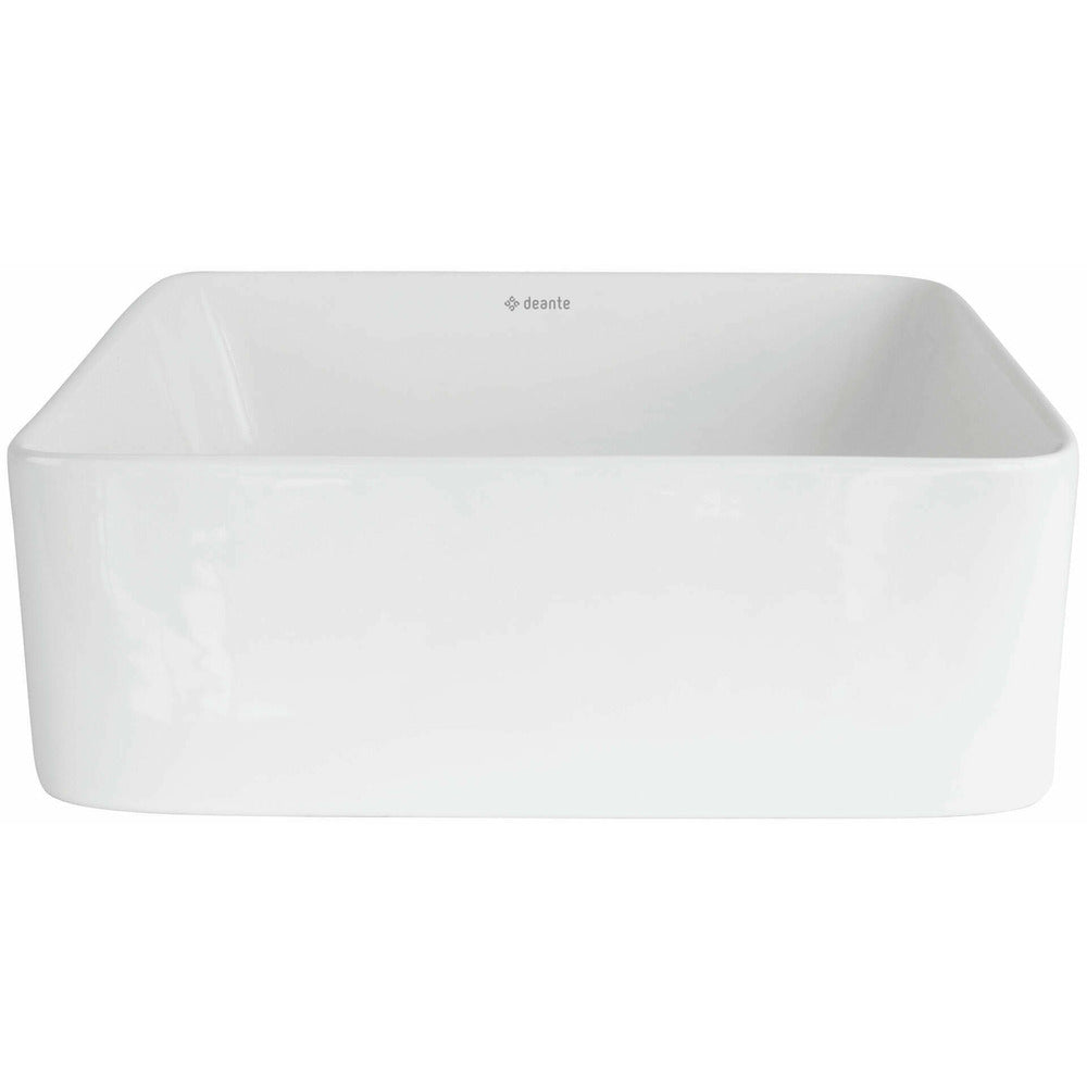 Deante Jasmin White Ceramic Sink 34.5x34.5 cm