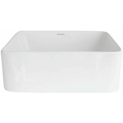 Deante Jasmin White Ceramic Sink 34.5x34.5 cm
