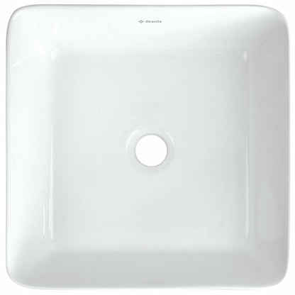 Deante Jasmin White Ceramic Sink 34.5x34.5 cm