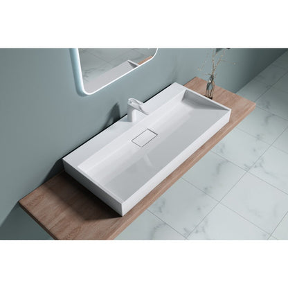 Composite countertop sink Rune Garm 100 cm