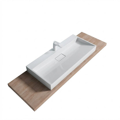 Composite countertop sink Rune Garm 100 cm