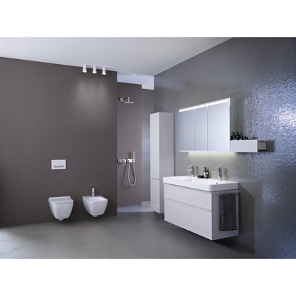 Двойна мивка за мебели Geberit Smyle Square 120 см без отвор за батерия