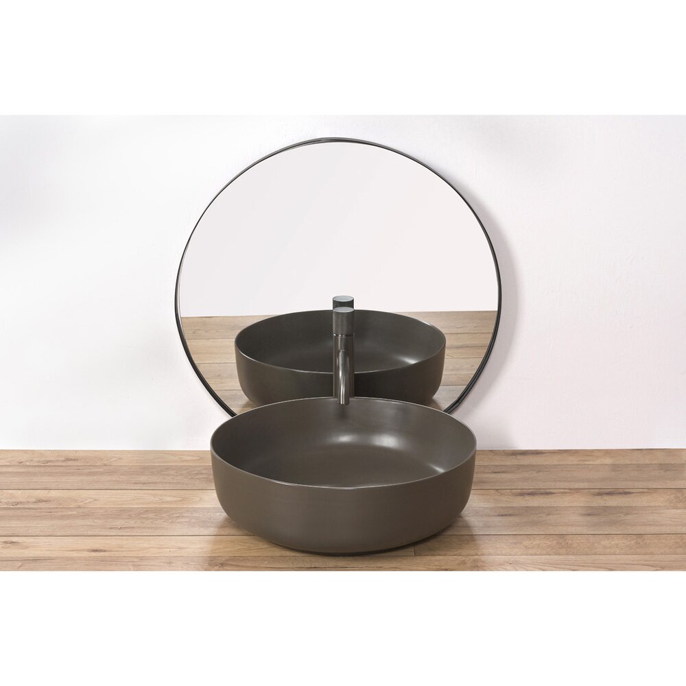 Лавоар в цвят матов сив за плот Rea Elma Warm Grey 45 см