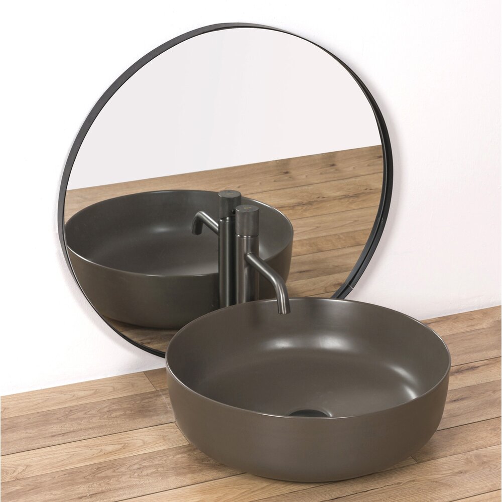 Лавоар в цвят матов сив за плот Rea Elma Warm Grey 45 см