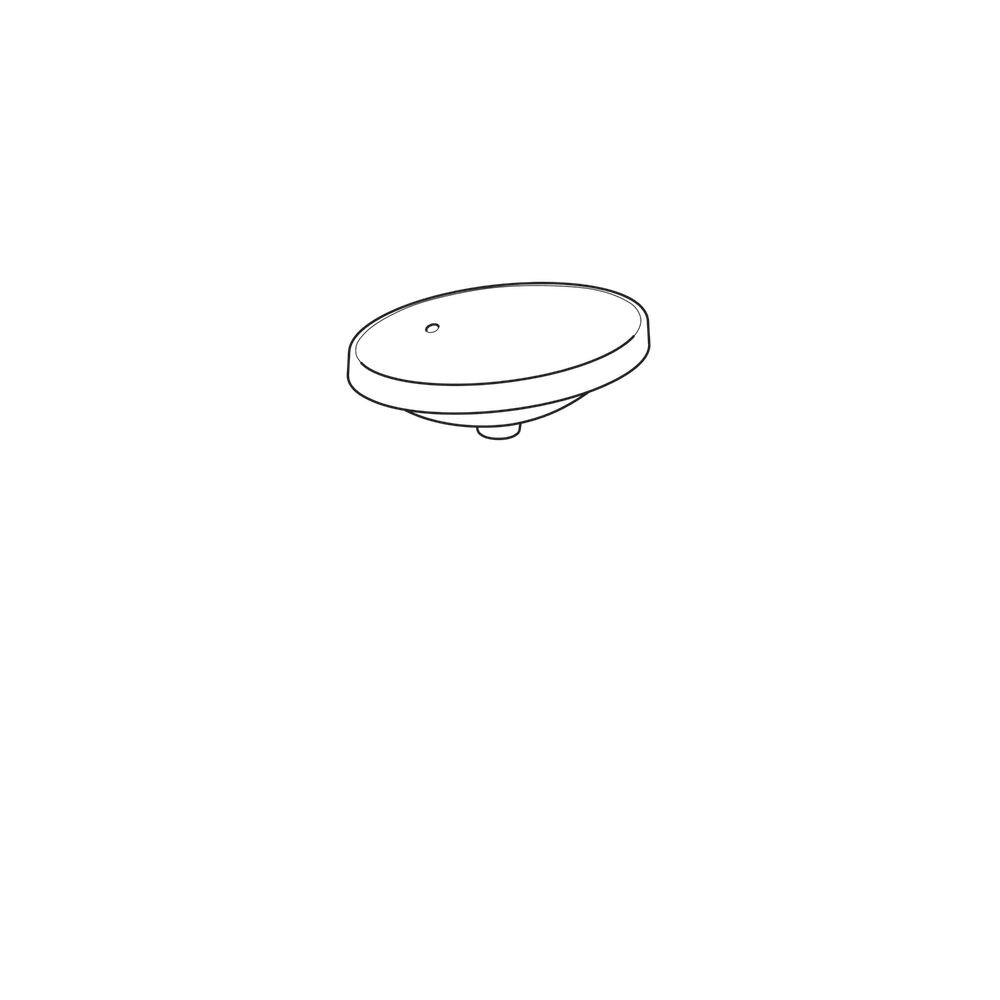 Вградена мивка Geberit Variform 55 см с Oval преливник