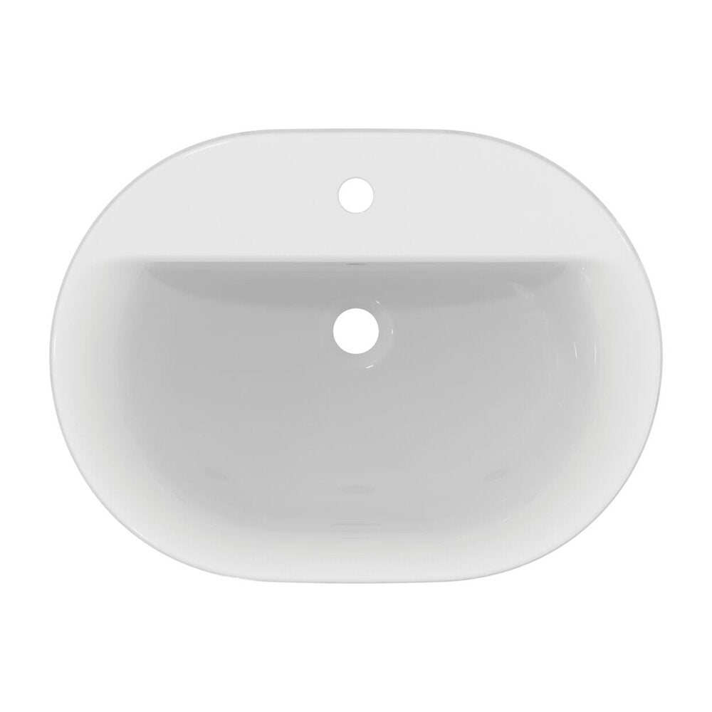 Вградена мивка Ideal Standard Connect 62 cm бяла лъскава