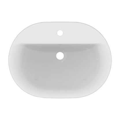 Вградена мивка Ideal Standard Connect 62 cm бяла лъскава