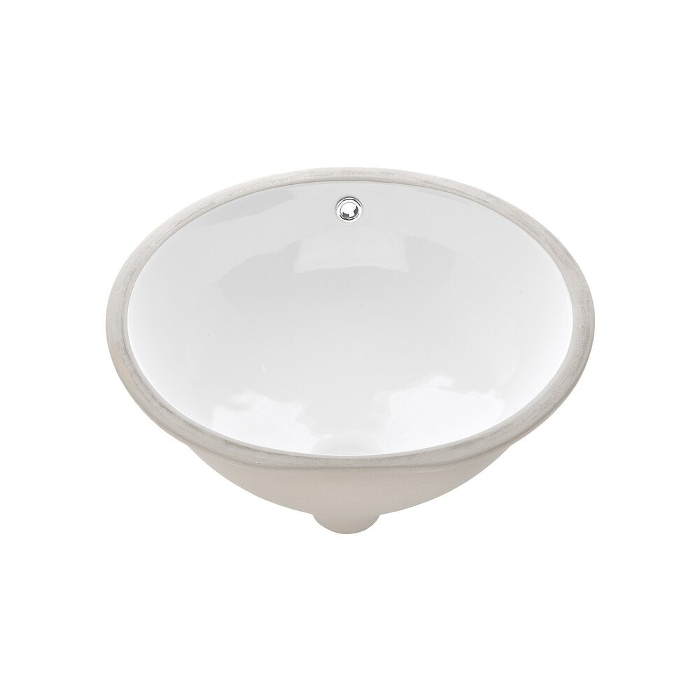 Invena Pandora 49 cm White Undermount Sink