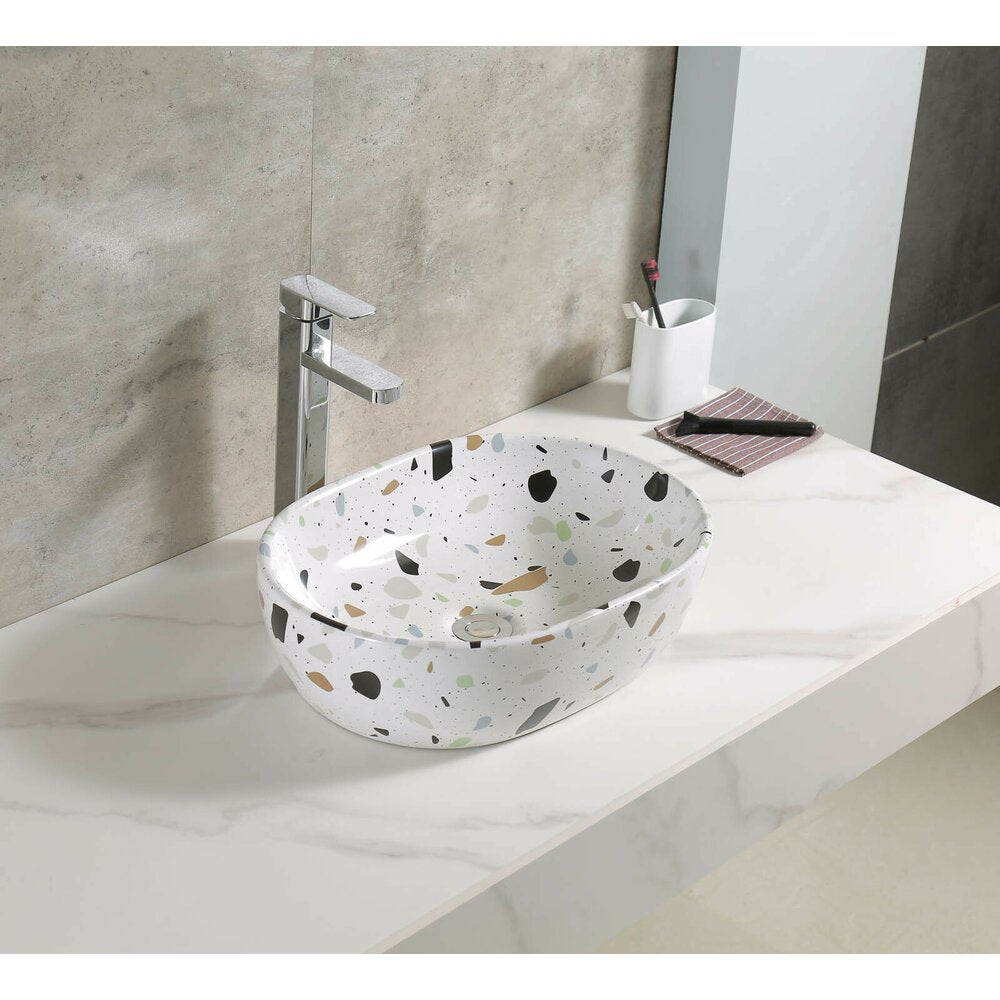 Countertop Sink Terrazzo Rune Magni 45.5 cm