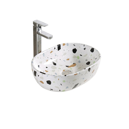 Countertop Sink Terrazzo Rune Magni 45.5 cm