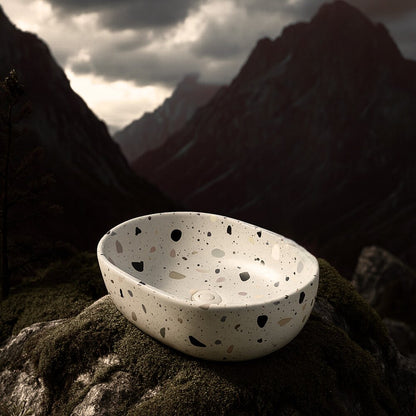Countertop Sink Terrazzo Rune Magni 45.5 cm