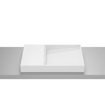 Лавоар за плот бял Roca Horizon 60 см